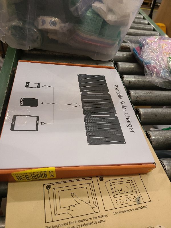 Photo 1 of 35W Portable Solar Panel Charger QC3.0 USB C Solar Panel Waterproof Dustproof 12v Solar Battery Charger