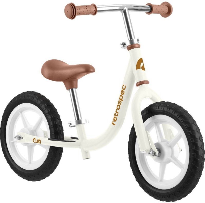 Photo 1 of Retrospec Bicycles Cub Kids' Training Balance Bike Adjustable Seat Eggshell 12"