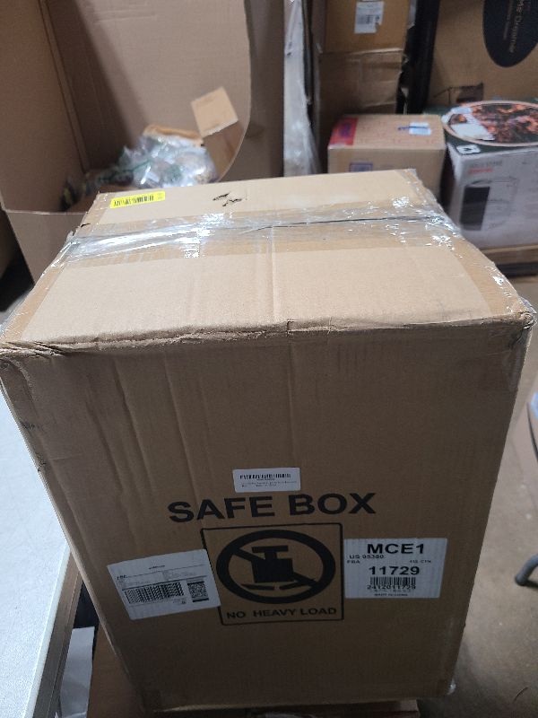 Photo 1 of 3.3 Cuft Safe Box, Home Safe with Fireproof Waterproof Bag, Anti-Theft Digital Security Lock Box with Smart Alert System, Removable Shelf, Mute Function, Personal Document Safes for Money Jewelry
