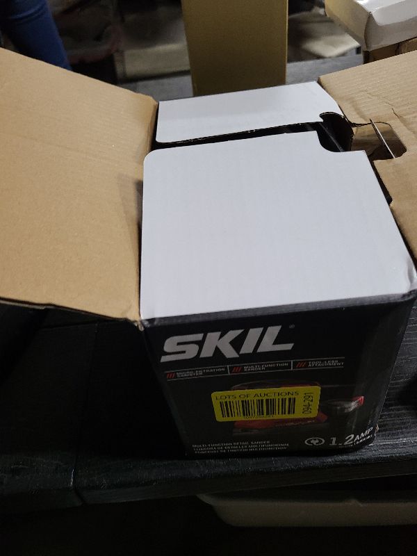 Photo 1 of SKIL Corded Multi-Function Detail Sander with Micro-Filter Dust Box 3 Additional Attachments & 12pc Sanding Sheet- SR232301