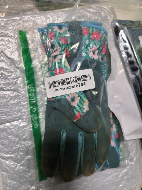 Photo 1 of OIZEN Gardening Gloves for Women and Men, Touchscreen Garden Gloves, Thorn Proof Puncture Resistant Work Gloves, Gardening Gifts for Women, Size Small