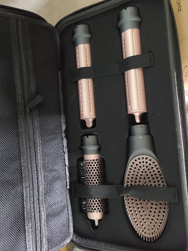 Photo 1 of  Air Styler & 6 in 1 Hair Dryer Styler Set with Travel Bag, 360° Rotating Cord, No Heat Damage - High Speed Drying, Auto-Wrap Curlers, Volumizing, Smoothing,Negative Ionic,3 Temperature,2 Wind
