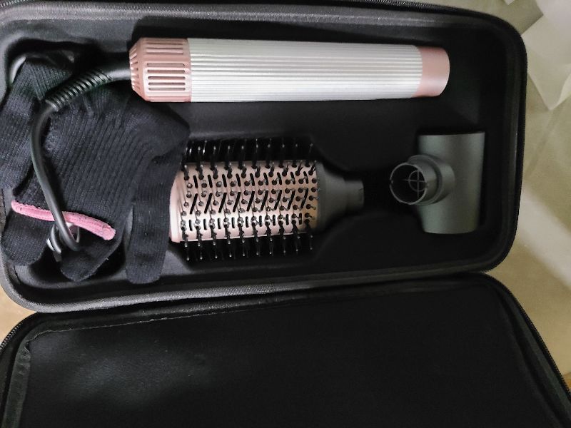 Photo 1 of  Air Styler & 6 in 1 Hair Dryer Styler Set with Travel Bag, 360° Rotating Cord, No Heat Damage - High Speed Drying, Auto-Wrap Curlers, Volumizing, Smoothing,Negative Ionic,3 Temperature,2 Wind
