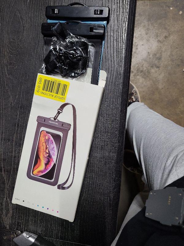 Photo 1 of 2 Pack Waterproof Cell Phone Pouch - Universal Water Proof Dry Bag Case with Neck Lanyard - Underwater Clear Cellphone Holder Large Protector for iPhone Samsung Galaxy for Beach Pool Swimming