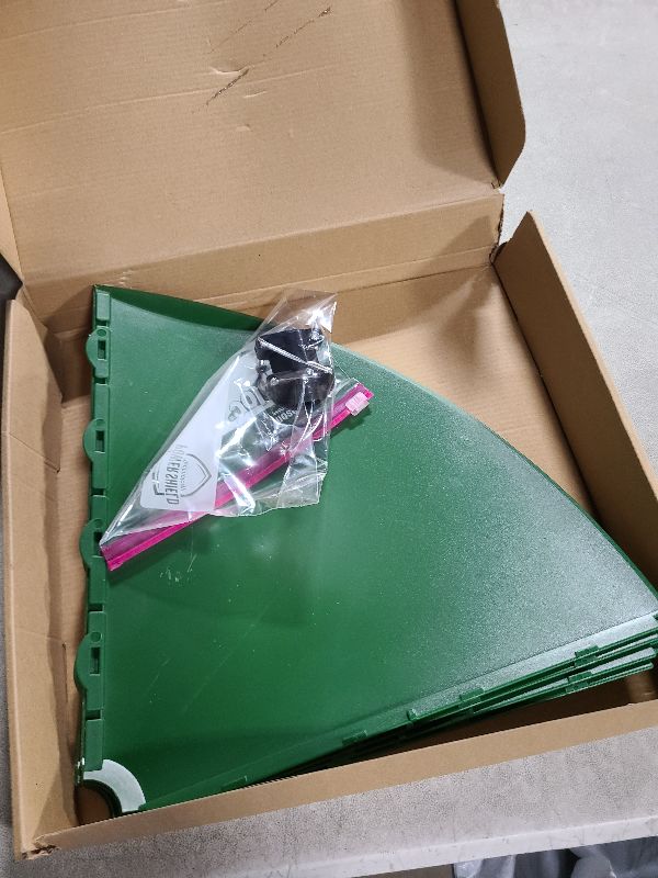 Photo 1 of 24-inch Large Outdoor Squirrel Baffles for Bird Feeders Pole, Squirrel Baffle for Shepherd's Hook, Squirrel Guard for Bird Houses, Two Way Use, Green Color