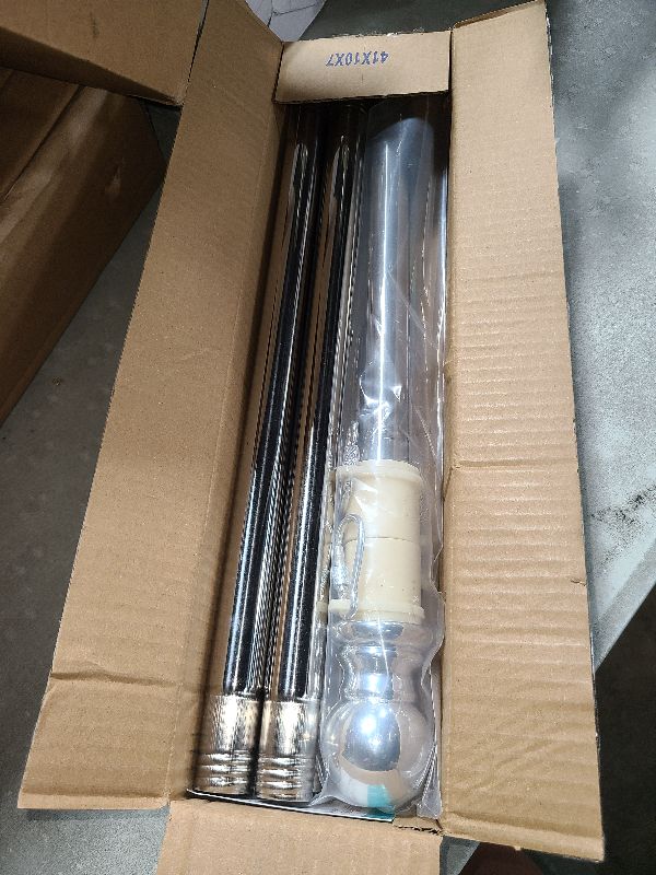 Photo 1 of 6FT Flag Pole Kit,Stainless steel Heavy Duty American US Flagpole, Rustproof for Outdoor Garden Roof Walls Yard House(Without Bracket)