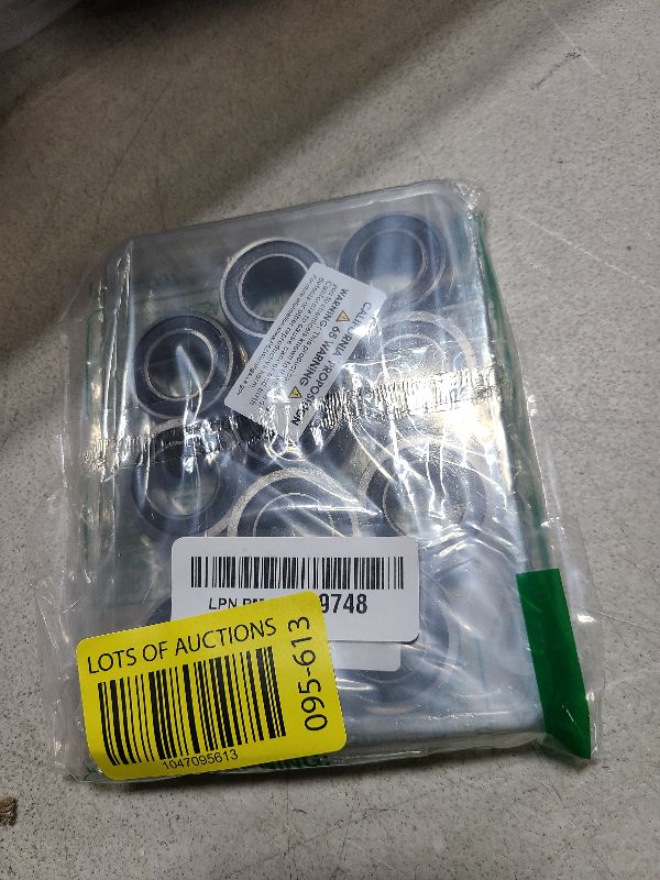 Photo 1 of 10pcs Flanged Ball Bearings ID 3/4" x OD 1-3/8" for Lawn Mower, Wheelbarrows, Carts & Hand Trucks Wheel, Alternative to 532009040, AM118315, AM127304, 10513, 251210 Etc.