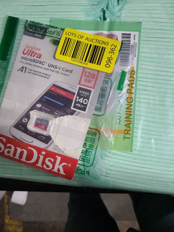 Photo 1 of [Older Version] SanDisk 128GB Ultra microSDXC UHS-I Memory Card with Adapter - 120MB/s, C10, U1, Full HD, A1, Micro SD Card - SDSQUA4-128G-GN6MA