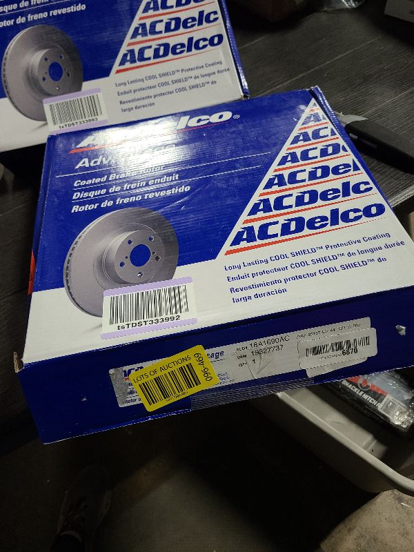 Photo 1 of ACDelco Advantage 18A1705AC (19327371) Coated Front Disc Brake Rotor