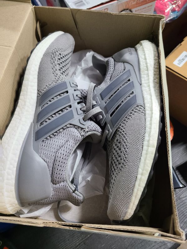 Photo 1 of adidas Men's Ultraboost 1.0 Running Shoe, Grey/Grey/Black, 9.5