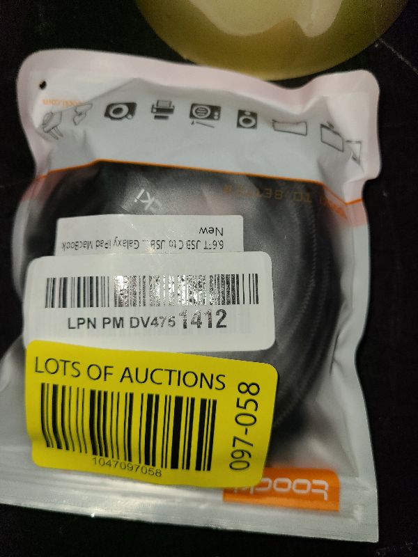 Photo 1 of 100W USB C to USB C Cable 6.6FT Type C Charge Fast Charging Cable with LED Display, C to C Type Fast Charging Cable 480Mbps Nylon Braided Type C Cable for Lenovo Tab M11 M10 M9 M8 P12 P11 P10