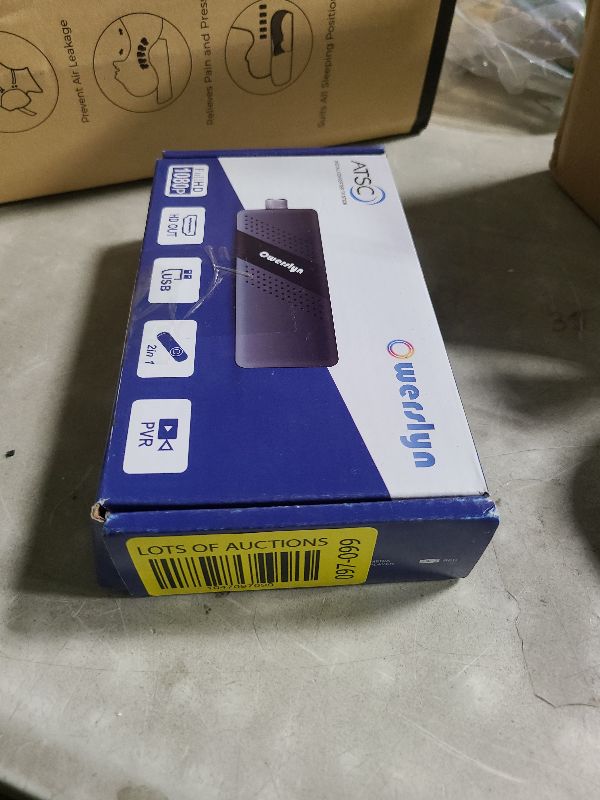 Photo 1 of 2025 Upgraded Digital Converter Box for TV, OWERSLYN Invisible ATSC Cabal Box with TV Tuner, DVR Recording & Playback, USB Media Player, HDMI/AV Output 1080P, Timer, Set Top Box, 2in 1 Remote