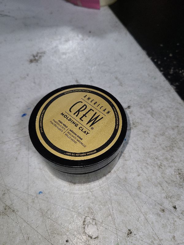 Photo 1 of American Crew Men's Hair Molding Clay, Like Styling Gel with Strong Hold & Medium Shine, 3 oz