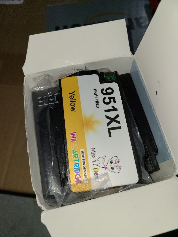 Photo 1 of Miss Deer 950 951 Ink Cartridges Combo Pack 5-Pack XL, Compatible Replacement for HP 950XL 951XL for OfficeJet Pro 8600 8610 8100 8615 8620 8625 251dw Printers (2 Black, 1 Cyan, 1 Magenta, 1 Yellow)