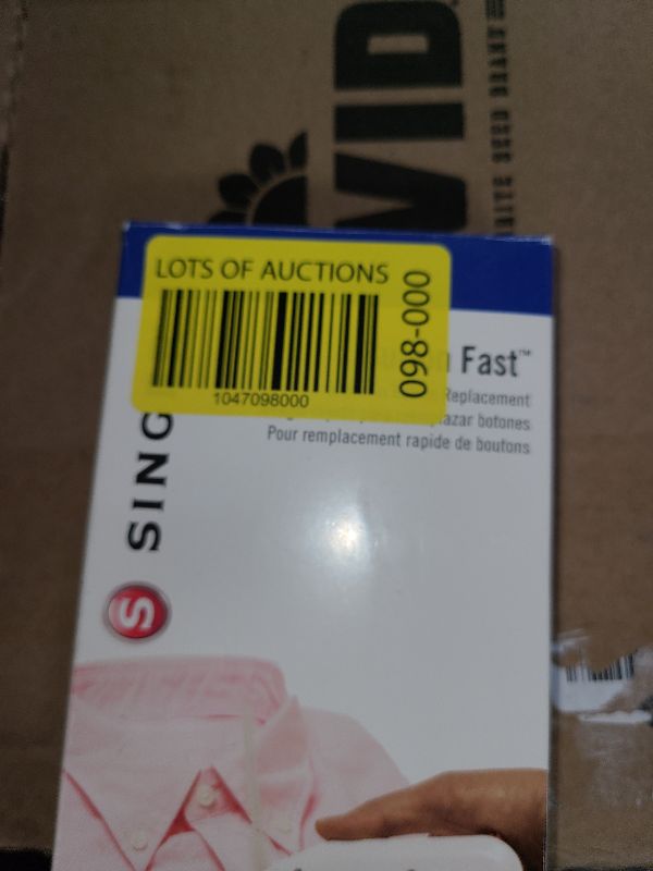 Photo 1 of Singer Button Fast Quick-Fix Button Replacement Tool with 60 Fasteners and 12 Buttons (01933)