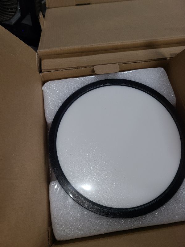 Photo 1 of TALOYA Ceiling Fans with Lights and Remote, 46 Inch Low Profile Ceiling Fan with Light, Flush Mount, Reversible, 3CCT, Dimmable Black Modern Ceiling Fan for Bedroom, Living Room, Outdoor Patio