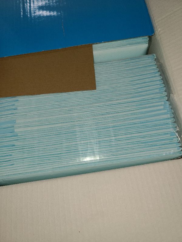 Photo 1 of 50 Count 30” x 36” Super Absorbency Disposable Underpads, Leakproof Quick Drying, Baby Puppy & Adults Bed Pads Disposable Adults, Dog Pee Pads Extra Large, XXL Incontinence Pads