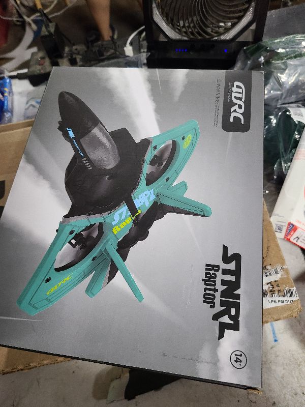 Photo 1 of 4DRC V17 Foam Remote Control Airplanes Rc Planes for Kids Adults 4-7 8-16, Remote Control Planes Fighter Jet with Light, 360° Flip Fighter Jet Toy, Gravity Sensing, Stunt Roll, Gifts for Kids Boys