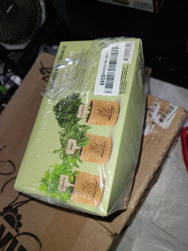 Photo 1 of 9 Herb Indoor Window Garden Kit - Mother's Day Gift - House Plants Seeds - Best Unique Gift Ideas for Women, Mom, Friend, Her, Birthday, Housewarming, Mother - New Home Kitchen Gifts