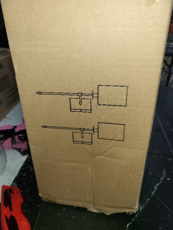 Photo 1 of 24.5 Inch Black Battery Operated Wall Sconces Set of 2, Rechargeable Wireless Wall Lights with Remote & White Fabric Shade, Indoor Not Hardwired Dimmable Wall Lamps For Bedroom, 2 Bulbs Included