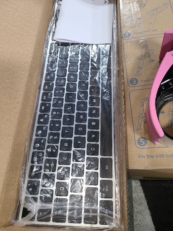 Photo 1 of 2025 New Wireless Keyboard and Mouse Combo?2.4G Silent Cordless Keyboard Mouse Combo for Windows Chrome Laptop Computer PC Desktop- Ultra Slim?Quiet Full Size Keyboard with Number Pad-?Black?