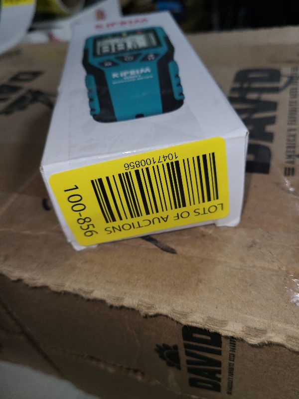 Photo 1 of Kiprim Pinless Moisture Meter Home Moisture Level Tester Damp Meter for Floor,Wood, Walls, Concrete – Accurate Non-Destructive Testing Moisture Meter WM01