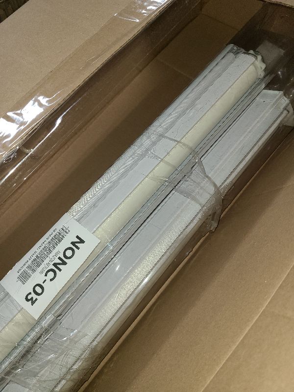 Photo 1 of 51.5-in x 74-in White Blackout Cordless Roller shade Shade3pk