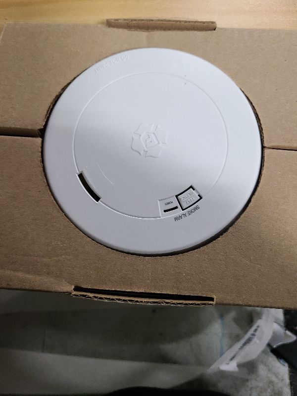 Photo 1 of First Alert SM210, 10-Year Sealed Battery Smoke Alarm with Slim Profile Design, 1-Pack