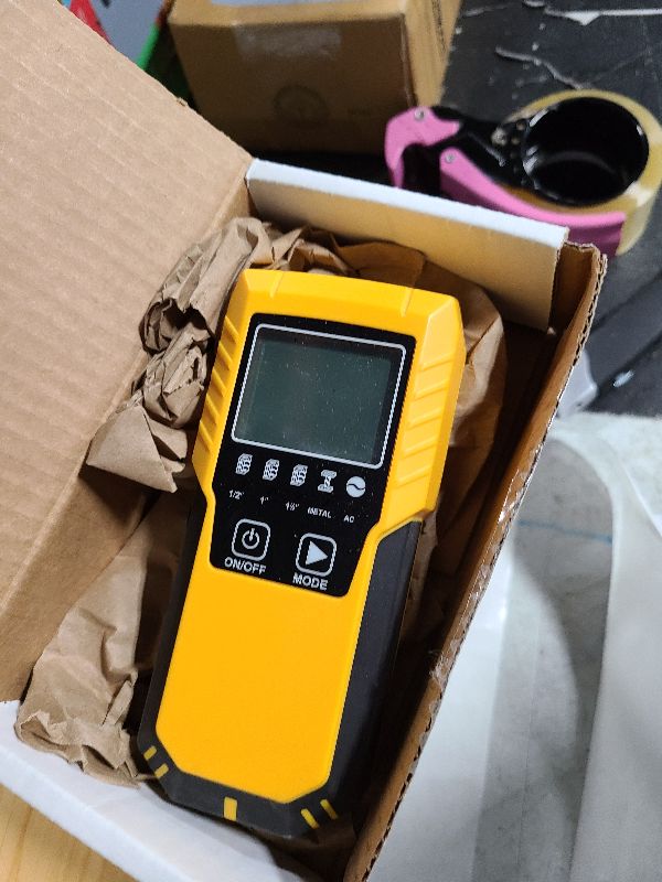 Photo 1 of Stud Finder Wall Scanner Detector - 5 in 1 Electronic Wall Wood Metal Stud Locator Edge Center Sensor Beam for Live AC Wire Pipe Metal Lumber Joist Drywall Framing Detection