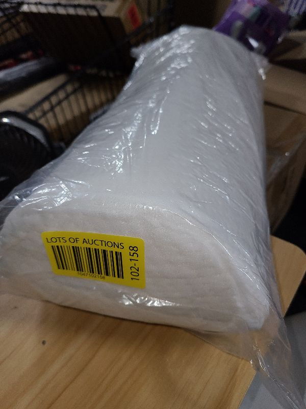 Photo 1 of AAAini Half Moon Bolster Knee Pillow, Back Pain Relief Memory Foam Leg Pillow, Semi Roll Round Lumbar Leg Wedge for Side Sleepers - Reducing Head Neck Spine Hip Pressure - L