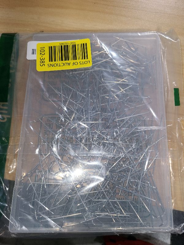 Photo 1 of 200 Pcs Greening Pins, Straight Pins, Floral Pins, 1.7 Inch Floral U-Pins Plant Pins, Sewing Pins, Plant Pins Floral Fern Pins for Straw Wreaths Arrangements Craft Projects, Bouquet