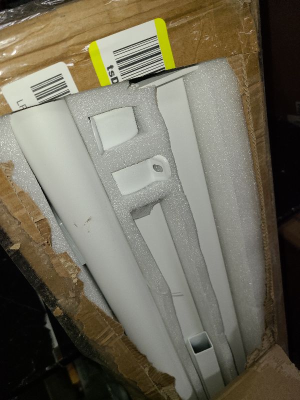 Photo 1 of 3 Steps Handrails for Outdoor Steps,Heavy Duty Metal Handrail,White Wrought Iron Railing for Wooden Steps,Handrails for Concrete Steps,Hand Rails for Indoor/Outdoor Steps for Elderly(Fit 1-2 Steps)