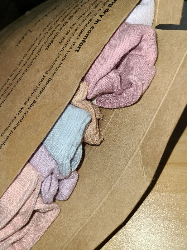 Photo 1 of 8-Pack Muslin Baby Bibs for Boys, Girls - Muslin Bandana Drool Bibs for Baby Girl & Boy, Drooling Newborn, Teething Toddler, Infant 0-36 months, 100% Cotton Extra Absorbent & Soft (Lavender)