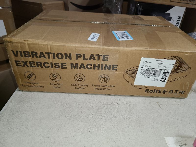 Photo 1 of 2025 Upgrade Vibration Plate Exercise Machine, Tawom Vibration Plate for Lymphatic Drainage,Whole Body Fitness Platform for Weight Loss,Body Toning,Dynamic Workout Lights,Home Gym Workout - Grey