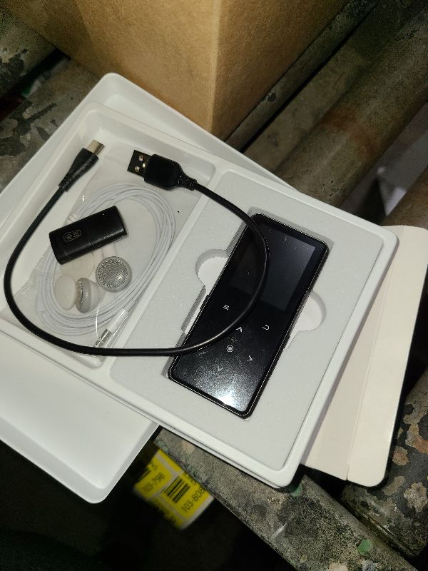 Photo 1 of 64GB MP3 Player with Bluetooth 5.2, AiMoonsa Music Player with Built-in HD Speaker, FM Radio, Voice Recorder, HiFi Sound, E-Book, Earphones Included