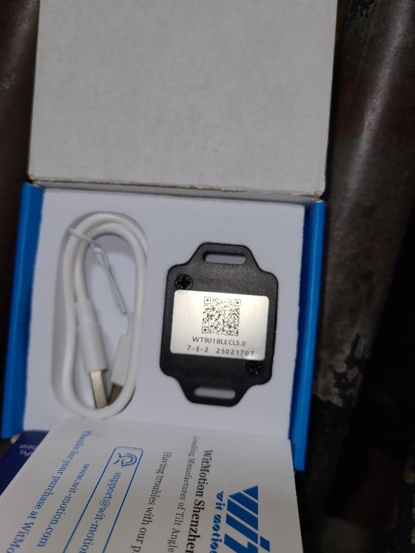 Photo 1 of [Bluetooth 5.0 Accelerometer+Inclinometer] WT901BLECL MPU9250 High-Precision 9-axis Gyroscope+Angle(XY 0.2° Accuracy)+Magnetometer Compass with Kalman Filter, Low-Power 3-axis AHRS IMU Tilt Sensor