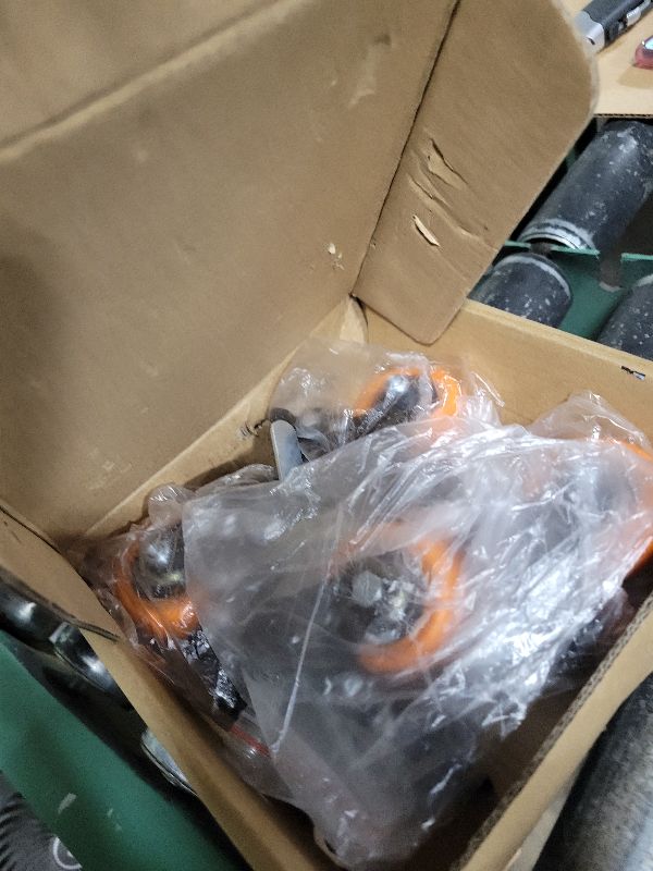 Photo 1 of 2 Inch Caster Wheels, Threaded Stem Casters Set of 4 Heavy Duty, 1/2"-13 x 1 (Screw Diameter 1/2", Stem Length 1"), Safety Dual Locking Industrial Castors, Wheels for Cart, Furniture