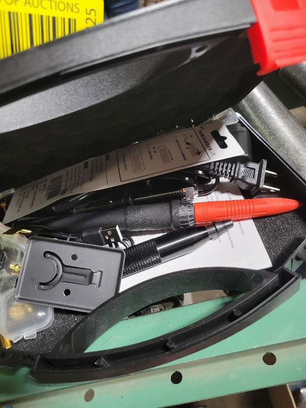 Photo 1 of ELITECTK 3D Print Finishing Tools, 3D Printing Smoothing Tools Kit Includes Digital Soldering Iron, Deburring Tool, Electric Polishing Machine and Storage Toolbox for 3D Print Trimming Modifying