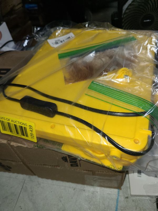 Photo 1 of Sindarhor Heating Brooder Plate for Chicks Ducklings, Adjustable Brooder House for Keeping Poultry Warm(Yellow)