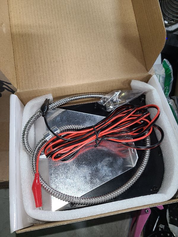 Photo 1 of 6V Solar Panel Battery Charger for Deer Feeder, 1.7W Waterproof Solar Panel with Mounting Bracket and Alligator Clips