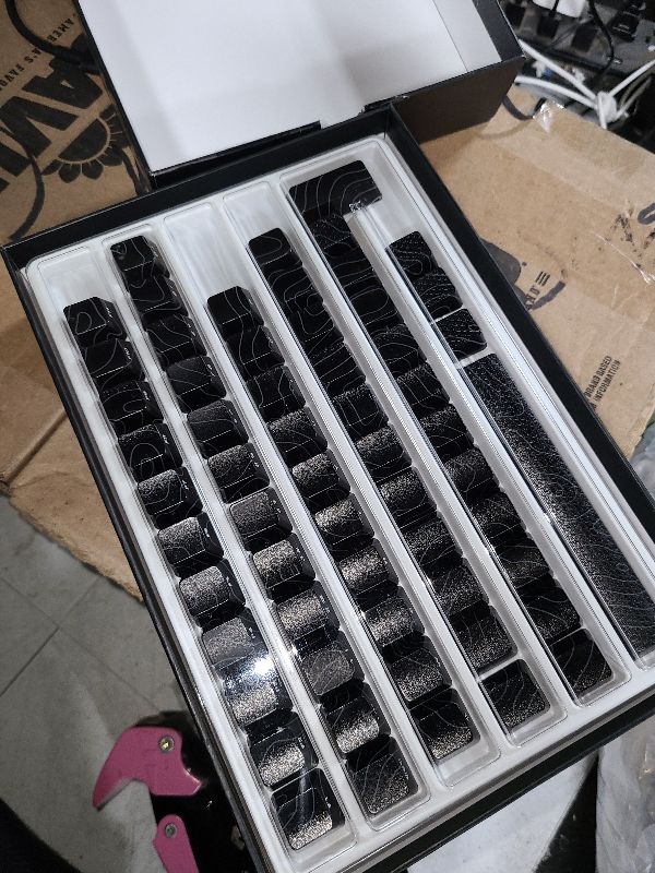 Photo 1 of HITIME XVX Shine Through Keycaps w/IMD Tech, Custom Topographic Keycaps 60 75 100 Percent, Black Key Cap Set Lines Backlit, OEM Profile Side Printed for Keyboards