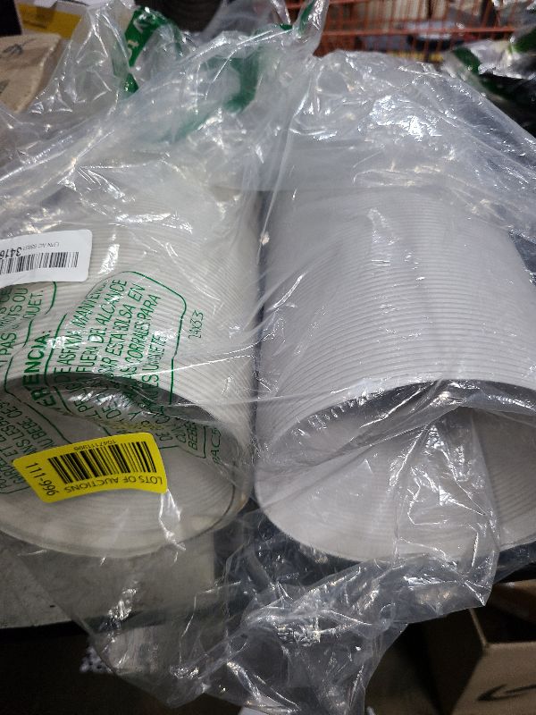 Photo 1 of 2 Pack Portable Air Conditioner Exhaust Vent Hose, Universal Flexible AC Hose with 5.9" Diameter, Anti-Clockwise Thread, Length up to 79"