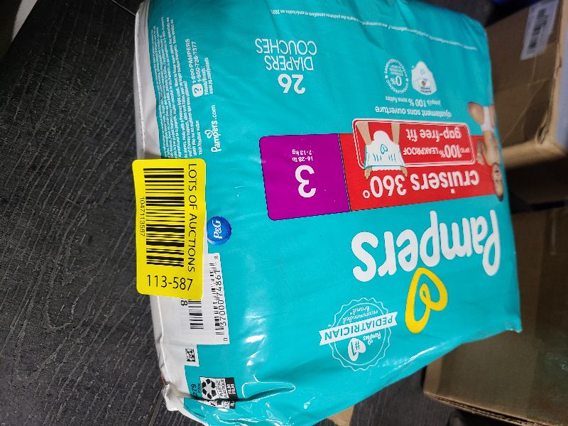 Photo 1 of Pampers Cruisers 360 Diapers - Size 3, 26 Count, Pull-On Disposable Baby Diapers, Gap-Free Fit