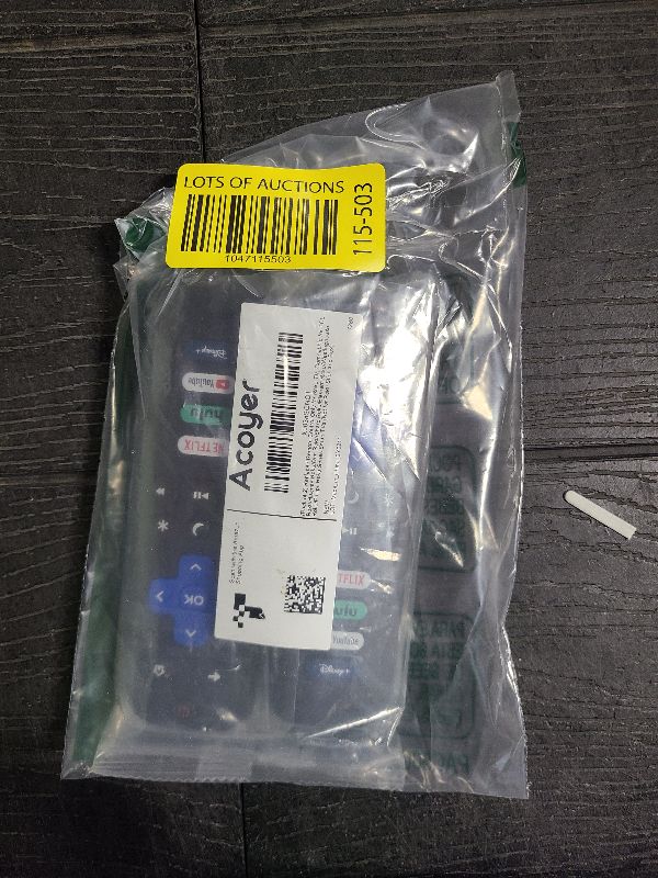 Photo 1 of (Pack of 2) Replacement-Remote-Control for Roku-TV,Compatible for TCL Roku/Hisense Roku/Onn Roku/Philips Roku Smart TVs(Not for Roku Stick and Box)