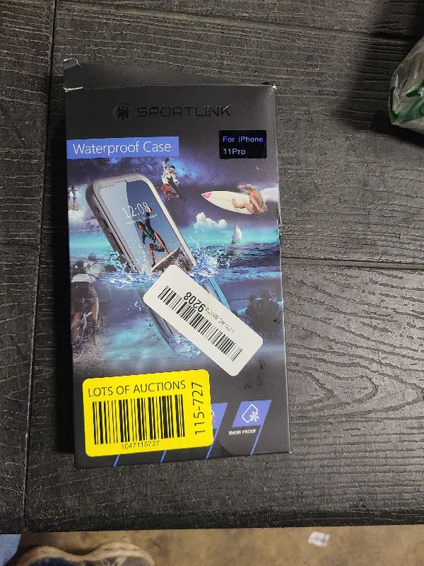 Photo 1 of SPORTLINK for iPhone 11 Pro Waterproof Case, Full Body Underwater/Rugged/Heavy Duty Shockproof/Dustproof Case with Built-in Screen Protector for iPhone 11 Pro 5.8 Inch (Blue)