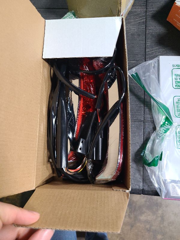 Photo 1 of 2PCS LED Saddlebag Motorcycle Tail Lights with Brake Light Running Turn Signal Lights Compatible With 2014-2020 Harley Touring Street Road Glide Electra Ultra Classic Ultra Limited CVO
