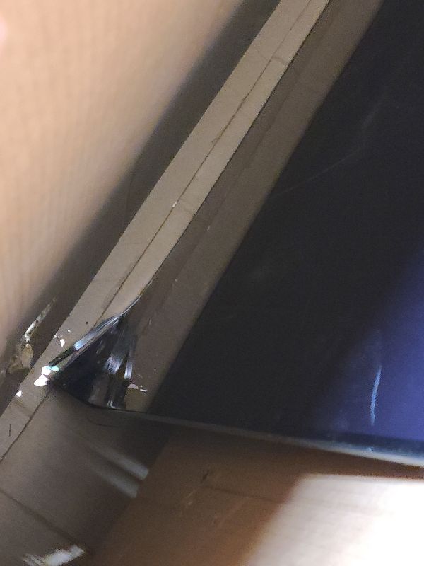 Photo 1 of   AS IS FOR PART REPAIR ONLY    SAMSUNG 77-Inch Class OLED 4K S90D Series HDR+ Smart TV w/Dolby Atmos, Object Tracking Sound Lite, Motion Xcelerator, Real Depth Enhancer, 4K AI Upscaling, Alexa Built-in (QN77S90D, 2024 Model)AS IS FOR PART REPAIR ONLY 