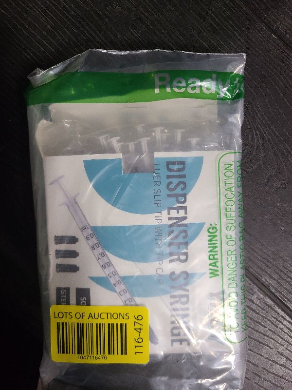 Photo 1 of 1ml Syringes with Cap, Luer Slip Tip, Whole Pack Bulk Sterile Sealed, No Needle