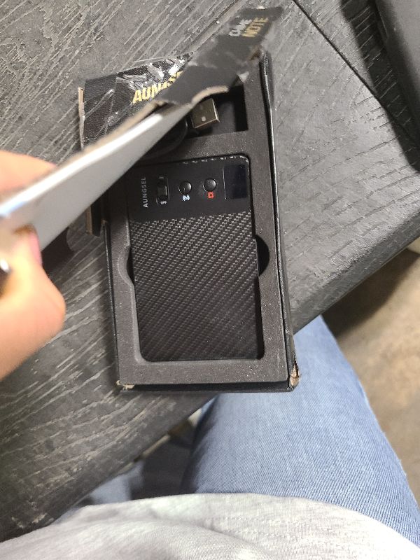 Photo 1 of AI Voice Recorder, Transcribe & Summarize AI Audio Recorder, Support 121 Languages, 64GB Memory, Wireless Charging, App/Web Control, Digital Recording Device for Lectures, Meetings, Calls, Black