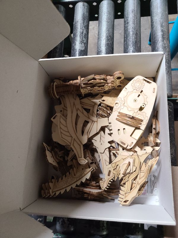 Photo 1 of 3D Wooden Puzzles for Adults, Building Sets Walking and Roaring Dragon Wooden Model Kit - DIY Mechanical Dragon Puzzle Toys for Boys Kids Ages 8-12-14, Gifts for Teen Men with Lifelike Walk